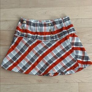 Maeve Tweed Button-Front Skirt